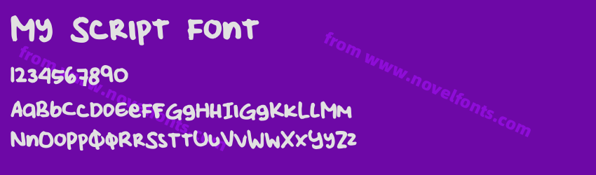 My Script FontPreview My Script FontPreview