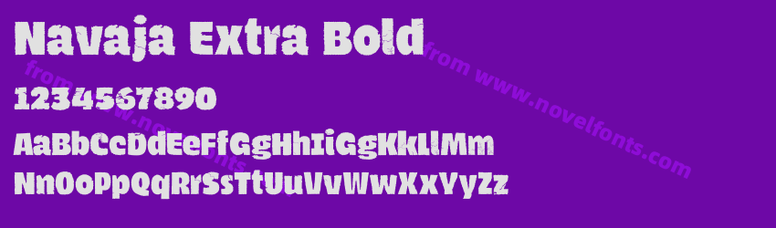 Navaja Extra BoldPreview Navaja Extra BoldPreview