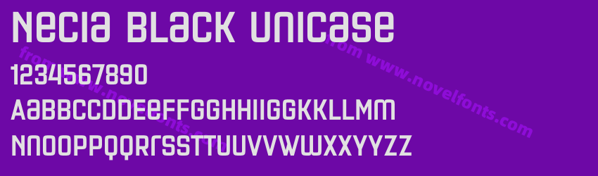 Necia Black UnicasePreview Necia Black UnicasePreview