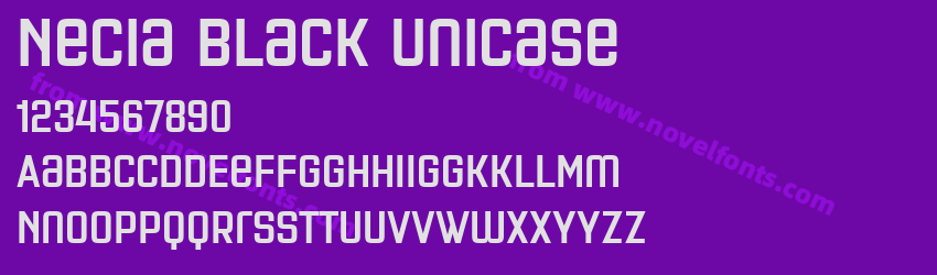 Necia Black UnicasePreview Necia Black UnicasePreview