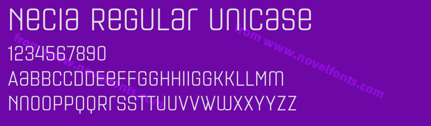 Necia Regular UnicasePreview Necia Regular UnicasePreview