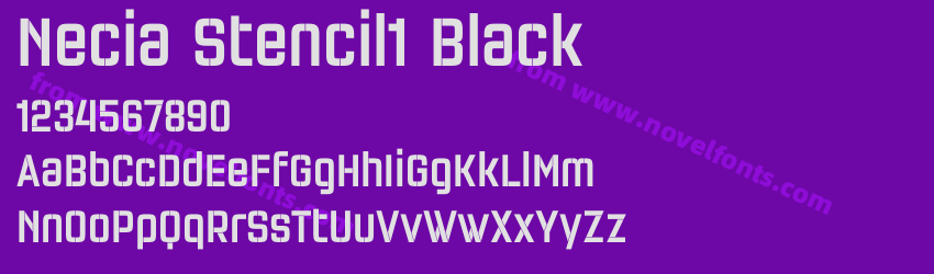 Necia Stencil1 BlackPreview Necia Stencil1 BlackPreview