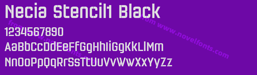 Necia Stencil1 BlackPreview Necia Stencil1 BlackPreview