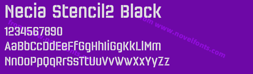 Necia Stencil2 BlackPreview Necia Stencil2 BlackPreview