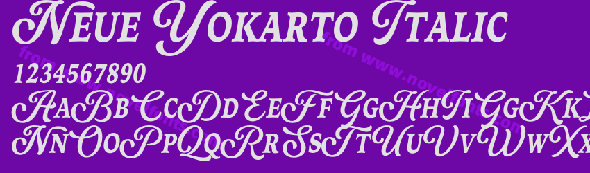 Neue Yokarto ItalicPreview Neue Yokarto ItalicPreview