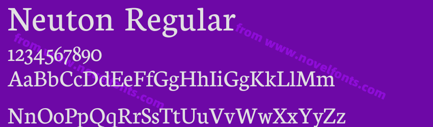 Neuton RegularPreview Neuton RegularPreview