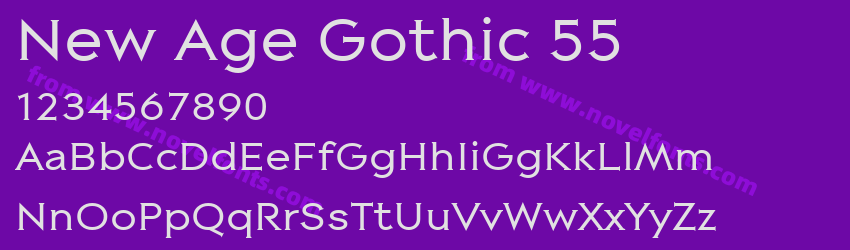 New Age Gothic 55Preview New Age Gothic 55Preview