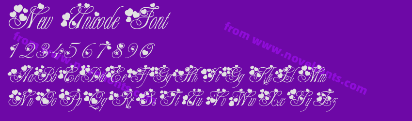 New Unicode FontPreview New Unicode FontPreview