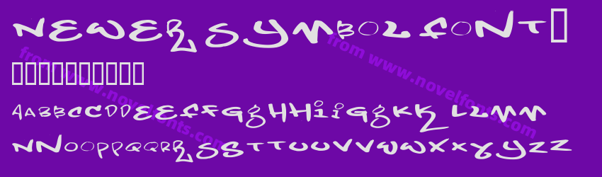 Newer Symbol Font5Preview Newer Symbol Font5Preview