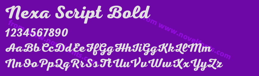 Nexa Script BoldPreview Nexa Script BoldPreview