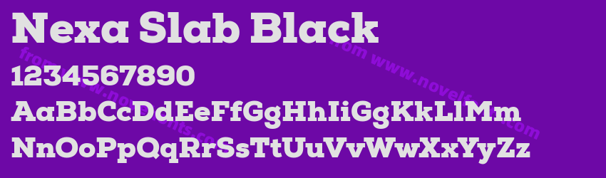 Nexa Slab BlackPreview Nexa Slab BlackPreview
