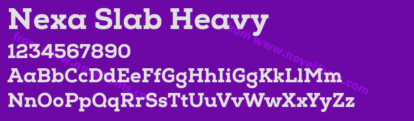 Nexa Slab HeavyPreview Nexa Slab HeavyPreview