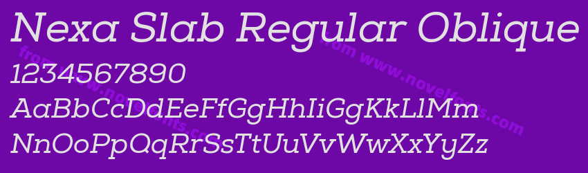 Nexa Slab Regular ObliquePreview Nexa Slab Regular ObliquePreview
