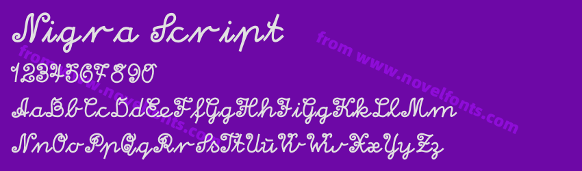 Nigra ScriptPreview Nigra ScriptPreview