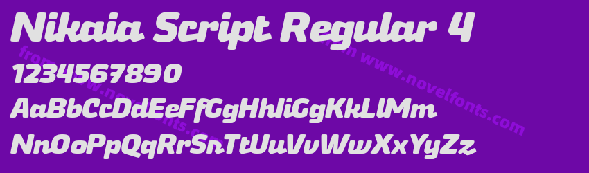 Nikaia Script Regular 4Preview Nikaia Script Regular 4Preview