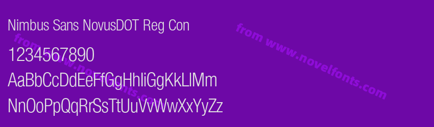 Nimbus Sans NovusDOT Reg ConPreview Nimbus Sans NovusDOT Reg ConPreview