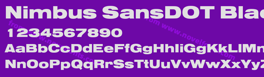 Nimbus SansDOT Blac ExtePreview Nimbus SansDOT Blac ExtePreview