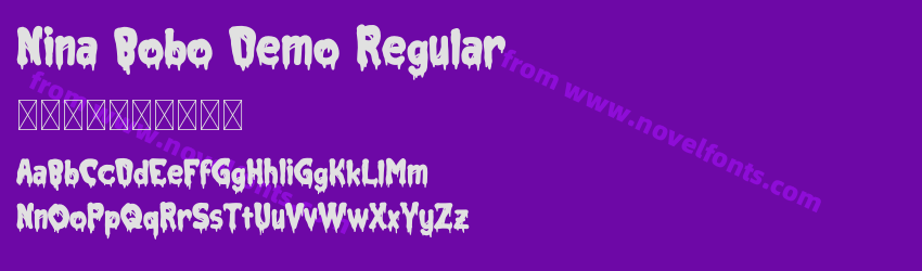Nina Bobo Demo RegularPreview Nina Bobo Demo RegularPreview