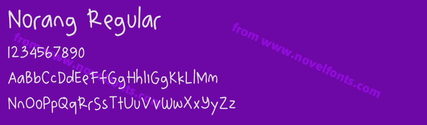 Norang RegularPreview Norang RegularPreview