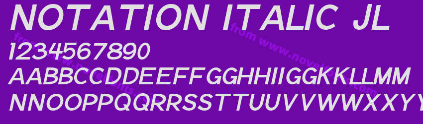 Notation Italic JLPreview Notation Italic JLPreview