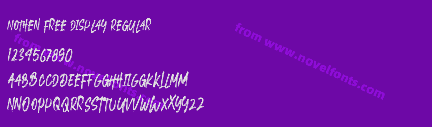 Nothen Free Display RegularPreview Nothen Free Display RegularPreview