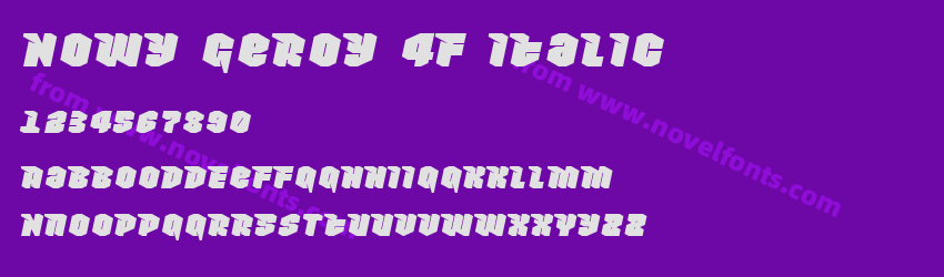 Nowy Geroy 4F ItalicPreview Nowy Geroy 4F ItalicPreview
