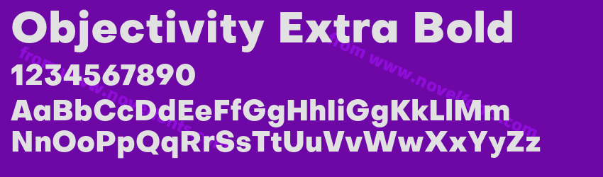 Objectivity Extra BoldPreview Objectivity Extra BoldPreview