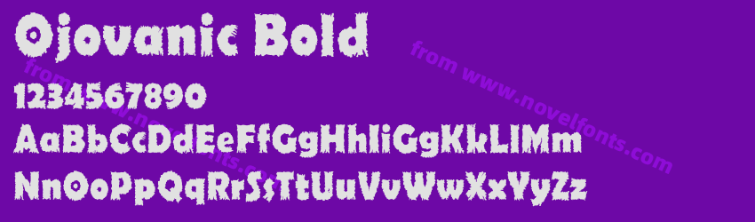 Ojovanic BoldPreview Ojovanic BoldPreview