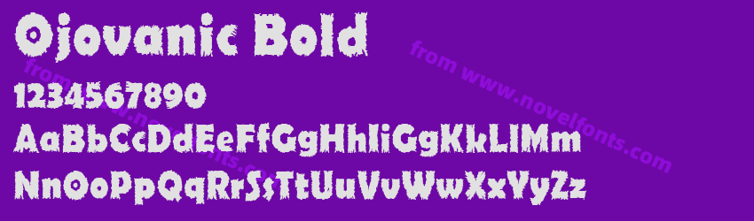 Ojovanic BoldPreview Ojovanic BoldPreview