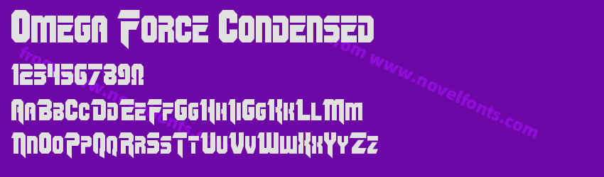 Omega Force CondensedPreview Omega Force CondensedPreview