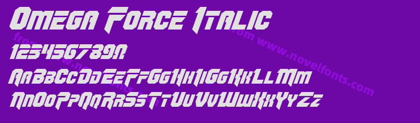 Omega Force ItalicPreview Omega Force ItalicPreview