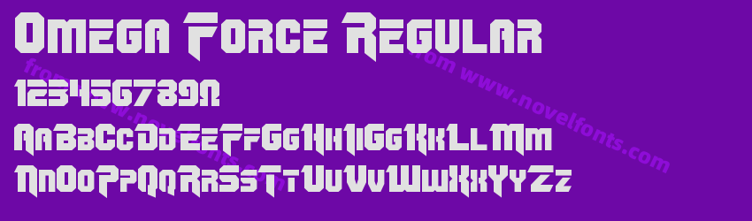 Omega Force RegularPreview Omega Force RegularPreview