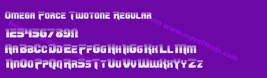 Omega Force Twotone RegularPreview Omega Force Twotone RegularPreview
