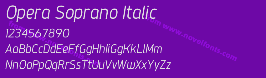 Opera Soprano ItalicPreview Opera Soprano ItalicPreview
