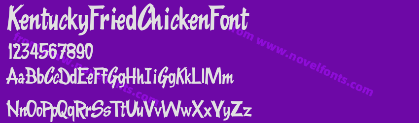 KentuckyFriedChickenFontPreview