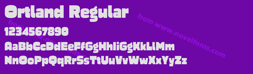 Ortland RegularPreview Ortland RegularPreview