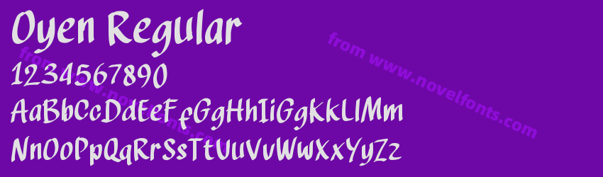 Oyen RegularPreview Oyen RegularPreview