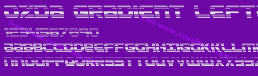 Ozda Gradient LeftalicPreview Ozda Gradient LeftalicPreview