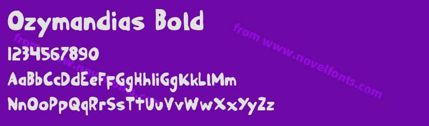 Ozymandias BoldPreview Ozymandias BoldPreview