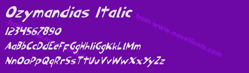Ozymandias ItalicPreview Ozymandias ItalicPreview