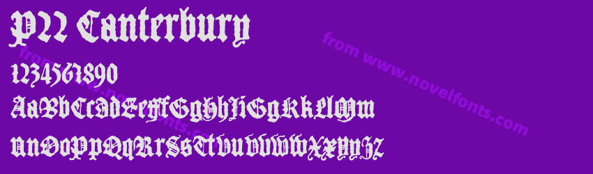 P22 CanterburyPreview P22 CanterburyPreview