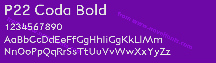 P22 Coda BoldPreview P22 Coda BoldPreview