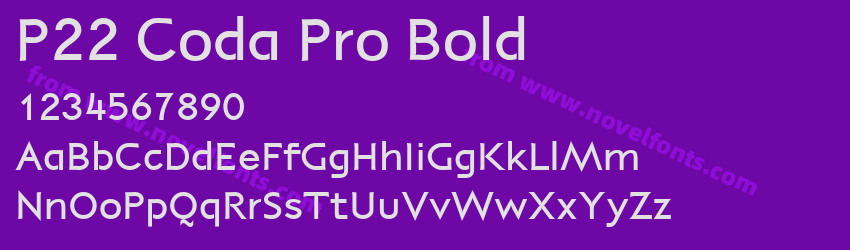 P22 Coda Pro BoldPreview P22 Coda Pro BoldPreview