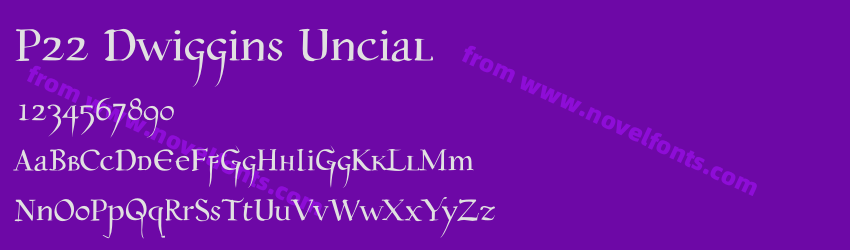P22 Dwiggins UncialPreview P22 Dwiggins UncialPreview