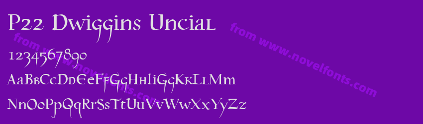 P22 Dwiggins UncialPreview P22 Dwiggins UncialPreview