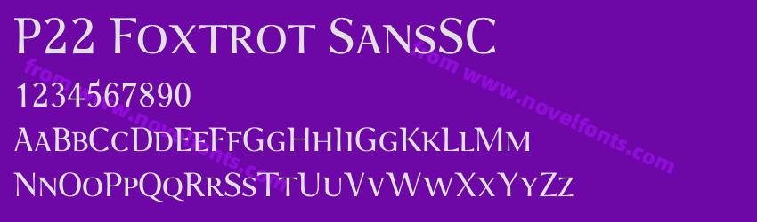 P22 Foxtrot SansSCPreview P22 Foxtrot SansSCPreview
