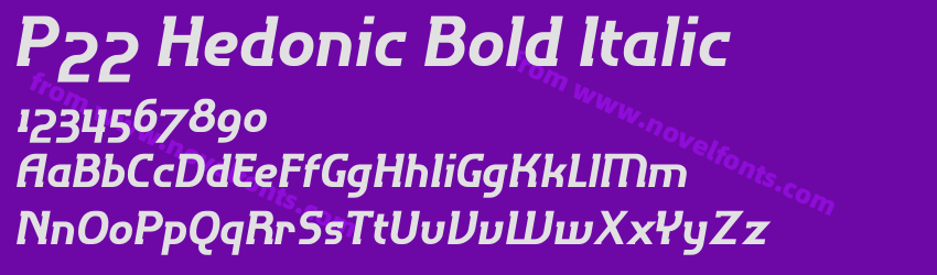 P22 Hedonic Bold ItalicPreview P22 Hedonic Bold ItalicPreview
