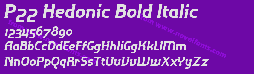 P22 Hedonic Bold ItalicPreview P22 Hedonic Bold ItalicPreview