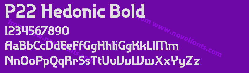 P22 Hedonic BoldPreview P22 Hedonic BoldPreview