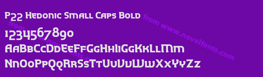 P22 Hedonic Small Caps BoldPreview P22 Hedonic Small Caps BoldPreview